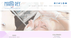 Desktop Screenshot of martareyskincare.com